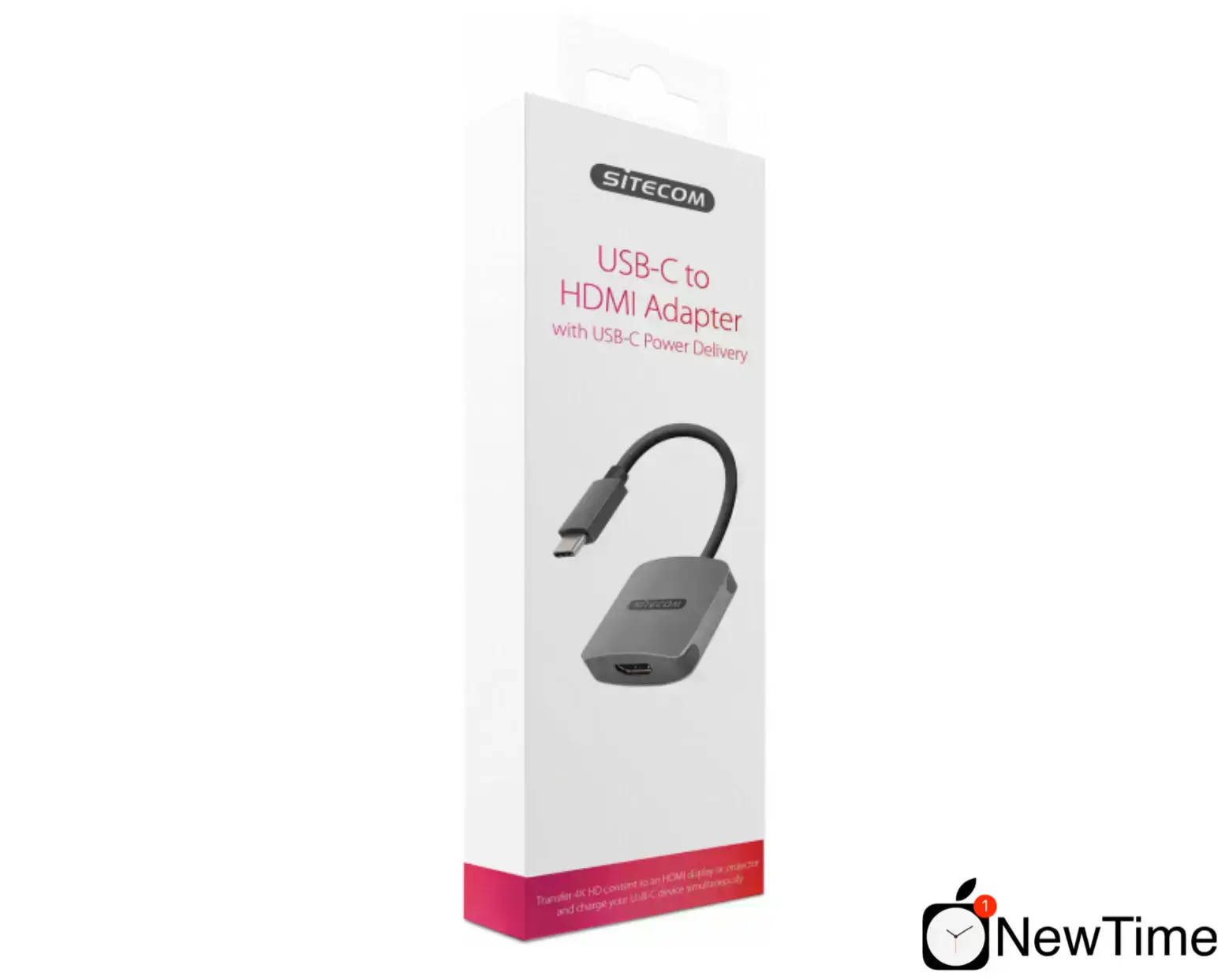 Sitecom USB-C to HDMI Adapter with USB-C Power Delivery (CN-375)